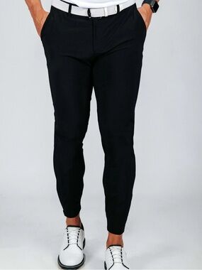Primo | Black Golf Jogger Pants
